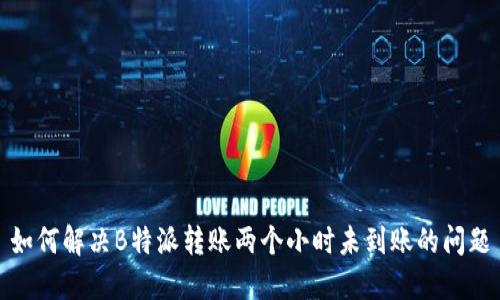 如何解决B特派转账两个小时未到账的问题