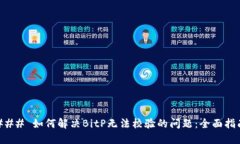### 如何解决BitP无法校验的问题：全面指南